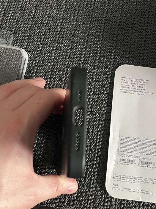 Husa pentru Apple iPhone 14 Pro, Silicon, Neagra