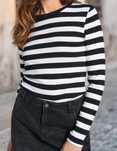 Bluza cu dungi, sinsay, noua