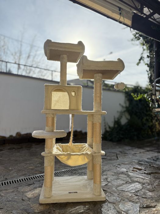 Ansamblu pentru pisici - 5 niveluri, bej