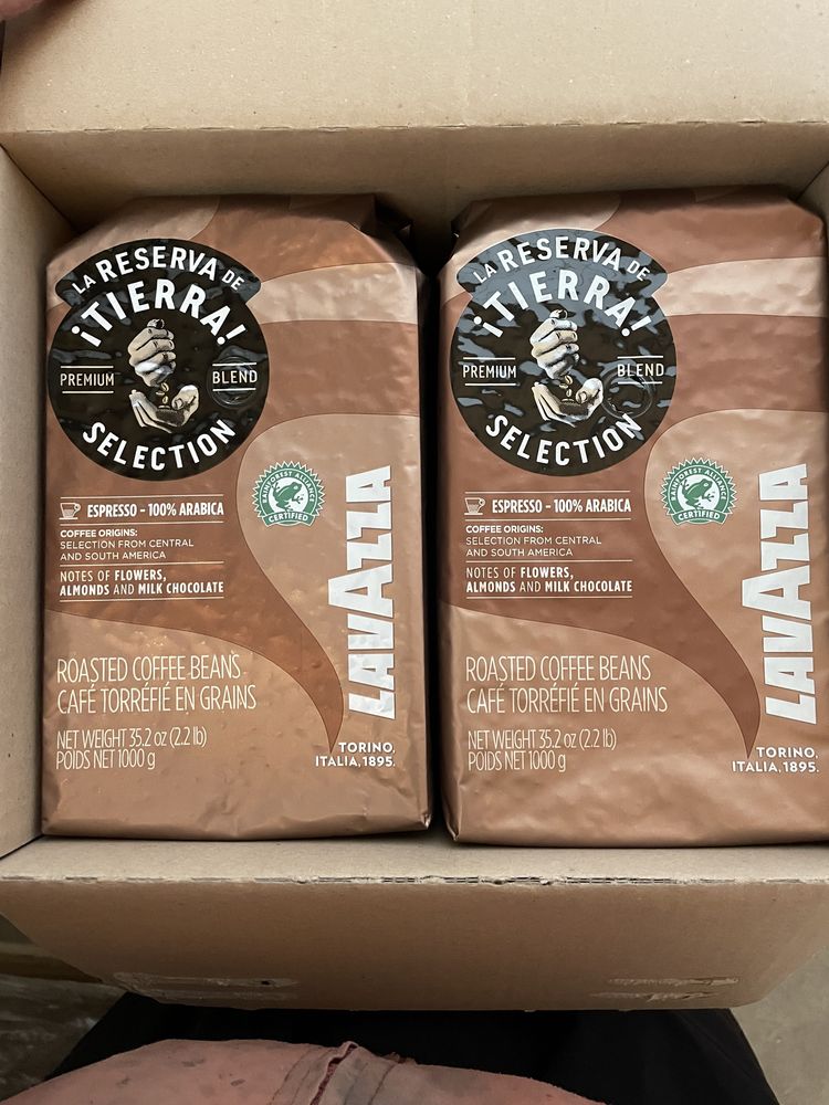 Кафе на зърна Lavazza Tierra Лаваца тиера 100% арабика