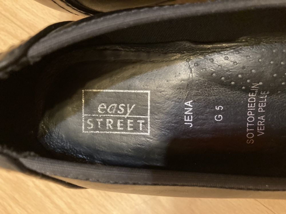 Черни обувки естествена кожа