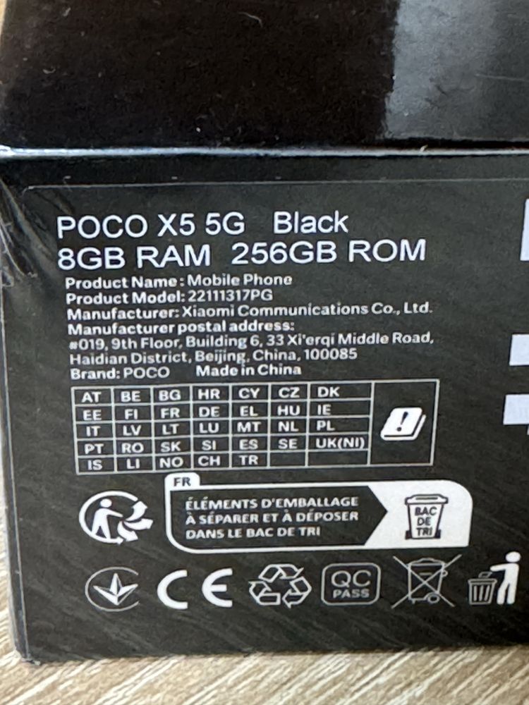 Poco X5 5G 8/256gb