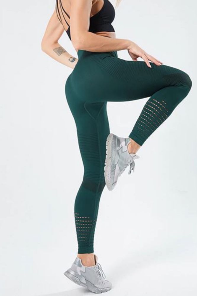 Colanti Fitness / Yoga / Pilates fara cusaturi SUAMI Radiante Green