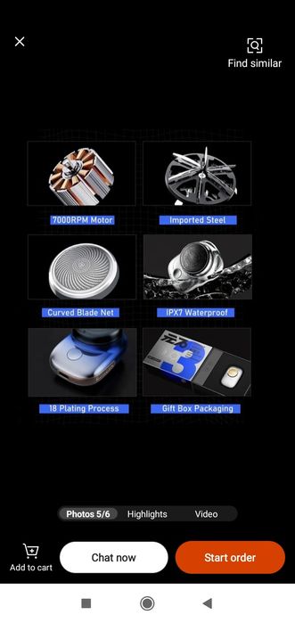 Original Skyworth  Zao brendi Mini travel shaver