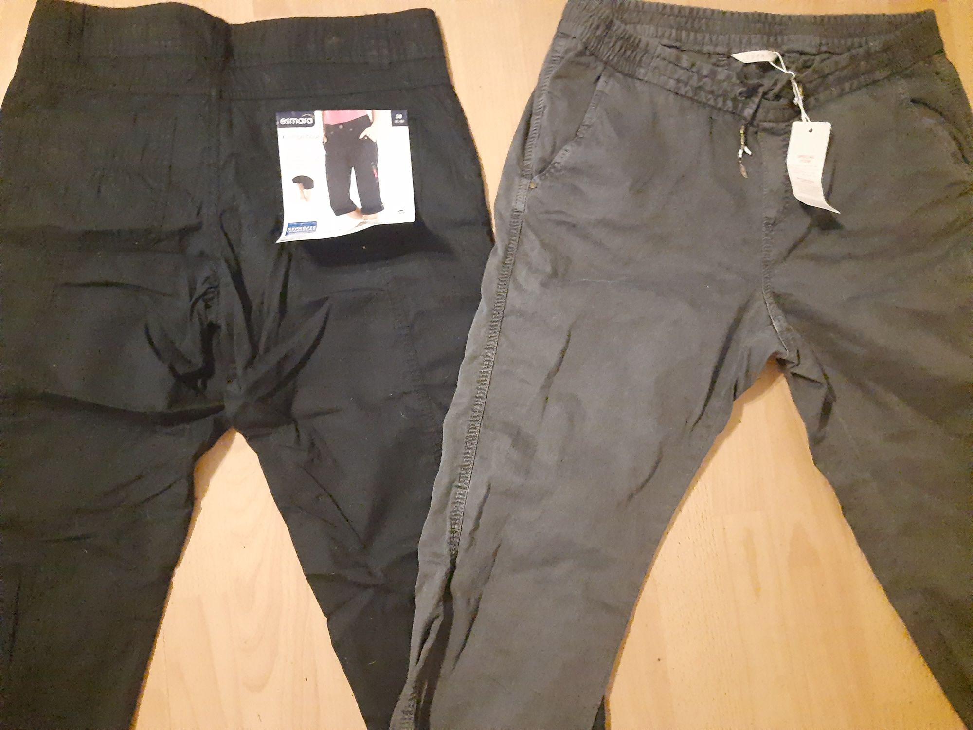 Pantaloni noi de vara treisferturi 100 lei ,Emporio Armani 700 lei