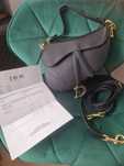SADDLE , Lady Dior mini diamond motif