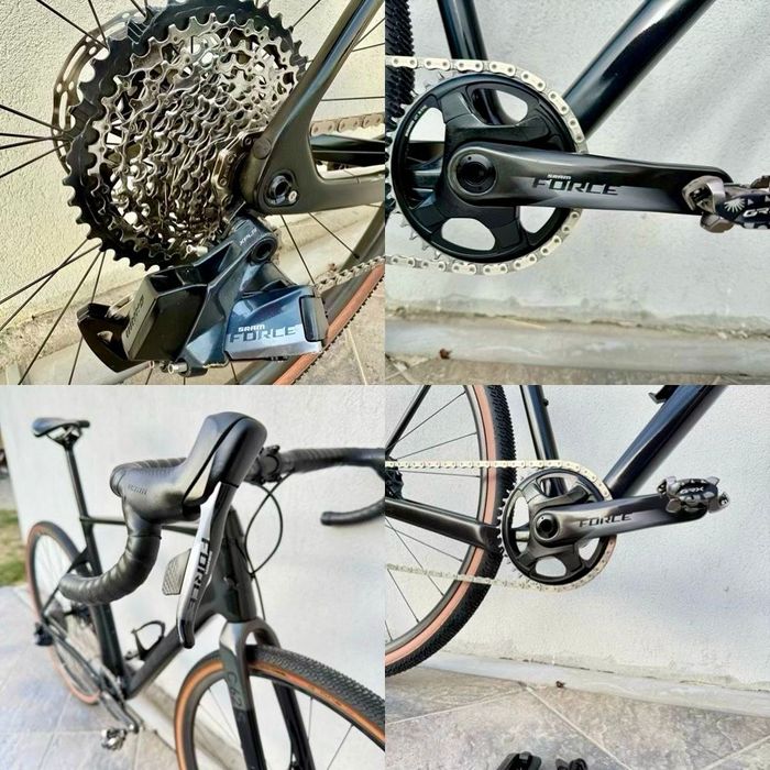 Bicicleta gravel Cube Nuroad SLT C:62 full carbon L Sram force 1x12