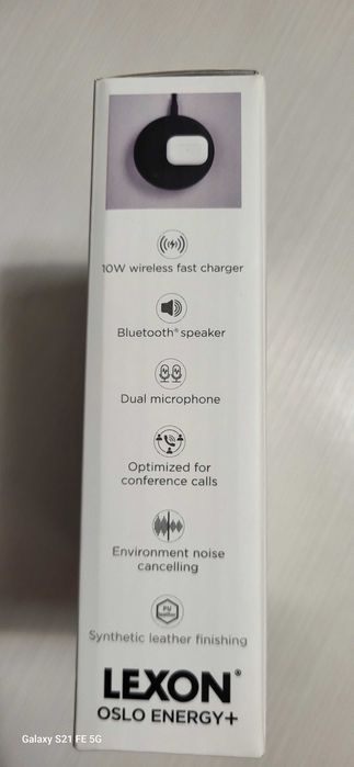 Baterie externa cu boxa - Oslo Energy+ Black