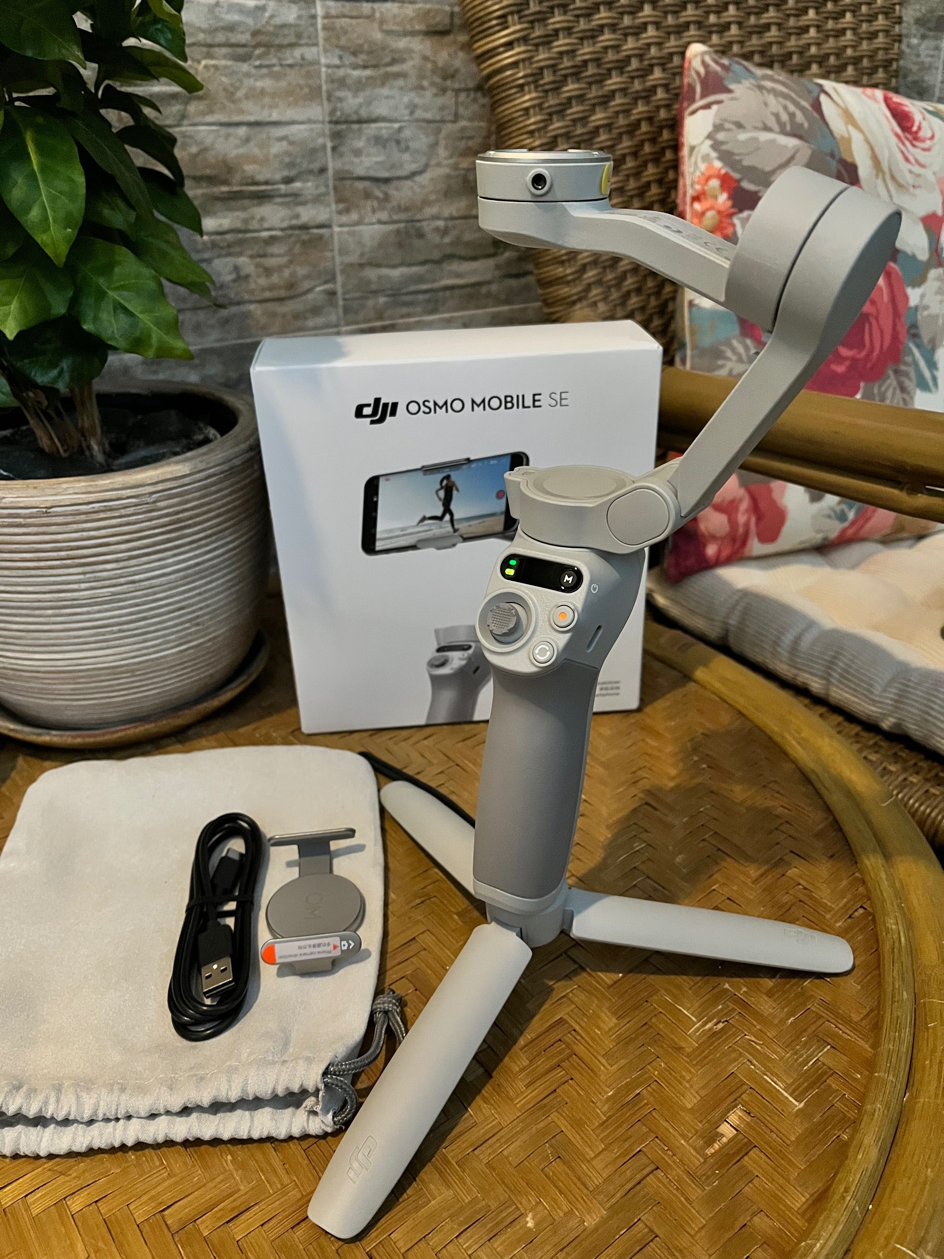 Гимбал за смартфон DJI - Osmo Mobile SE, бял