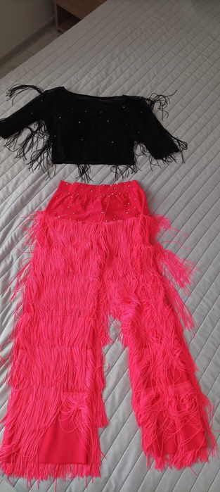 Рокля  за спортни танци - костюм от две части