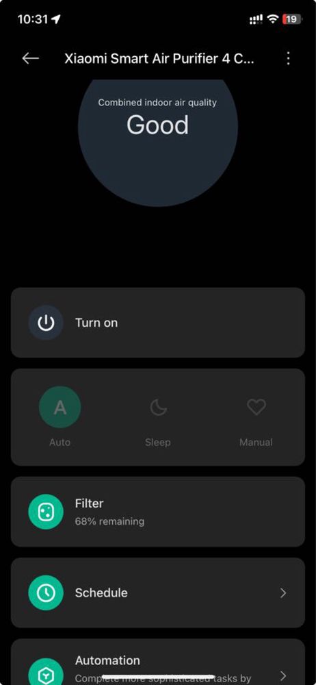 Xiaomi Smart Air Purifier 4 Compact