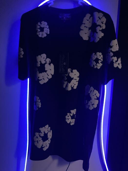 Denim Tears Black Tee • New w/ Tag • Rare Floral Print