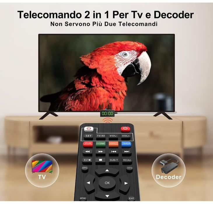 Decodor DVB-T2 Digital Terrestrial