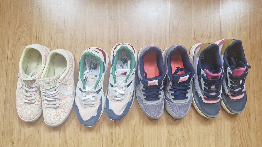NIKE,CONVERSE,New Balance Fila