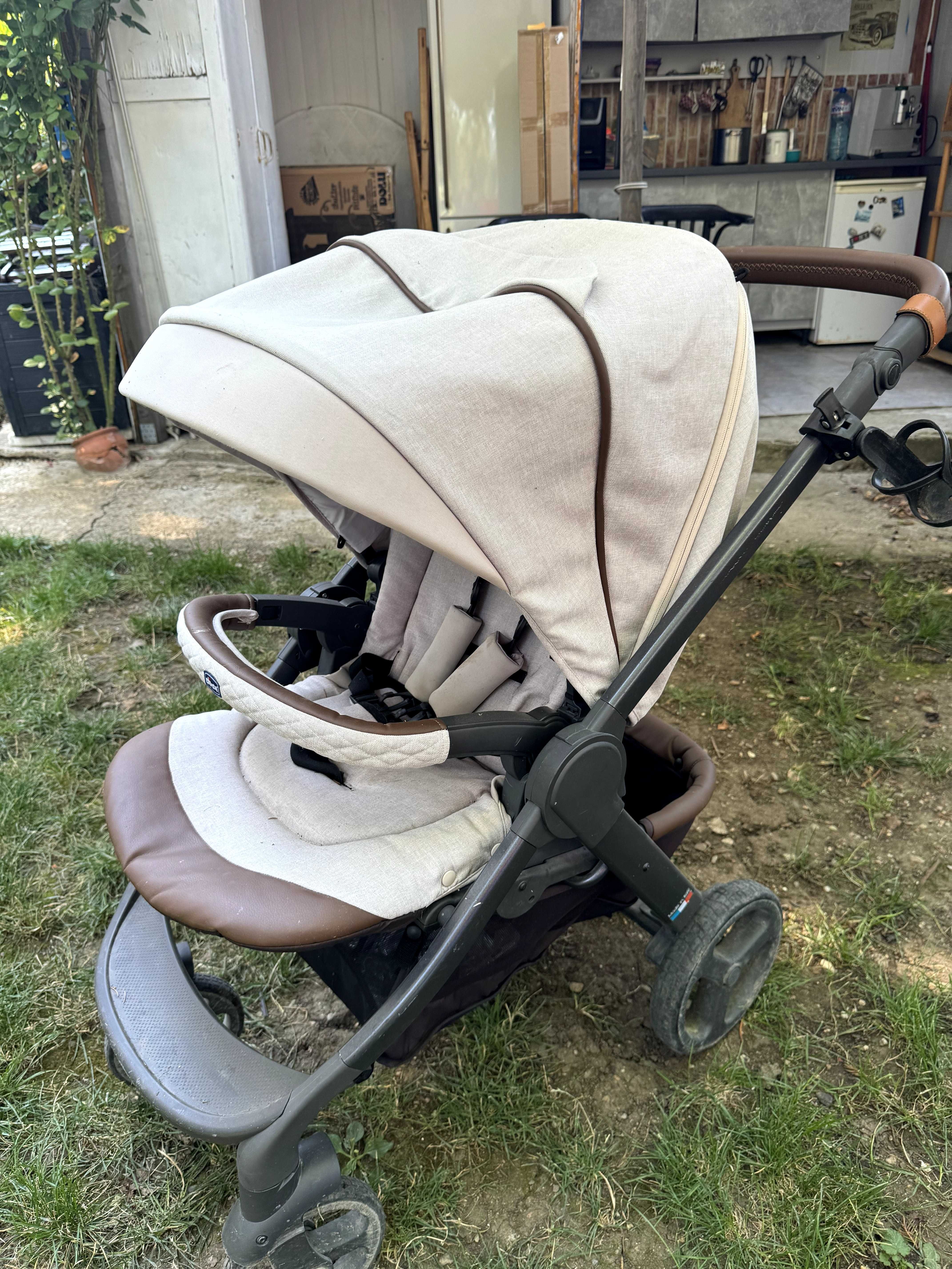 Количка Chicco 2 в 1 - Chicco Duo StylGo Crossover - бежова