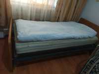 Кровать сетка полу-деревянная