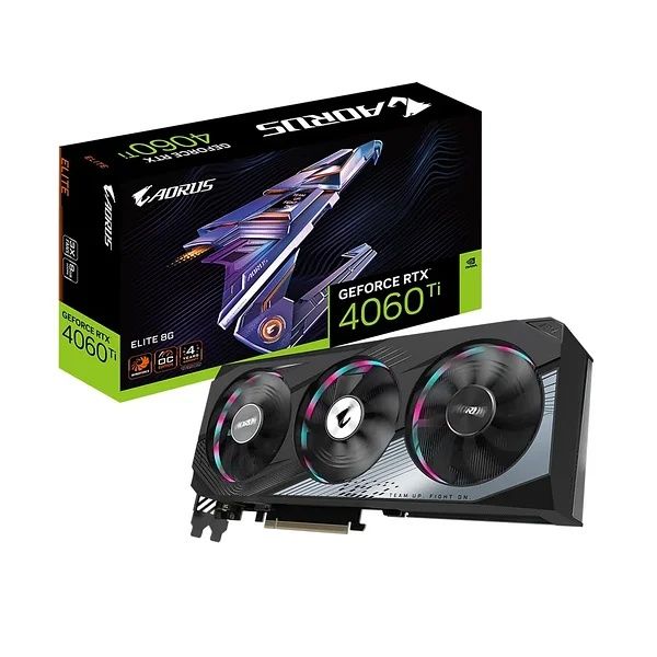 Видеокарта Gigabyte AORUS RTX-4060TI GDDR6