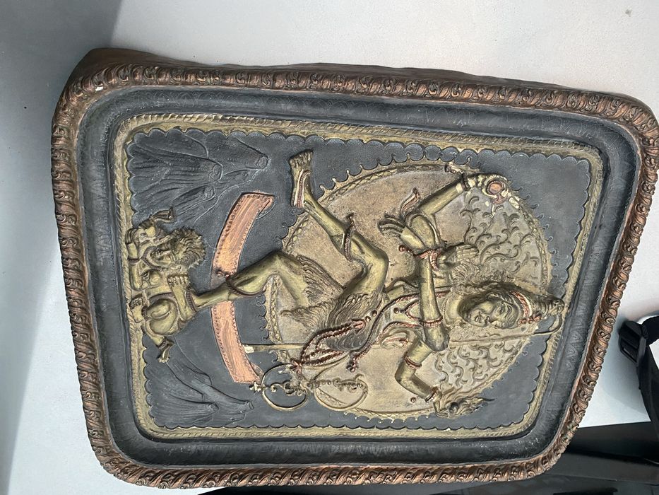 Vand tablou midel vintage cupru