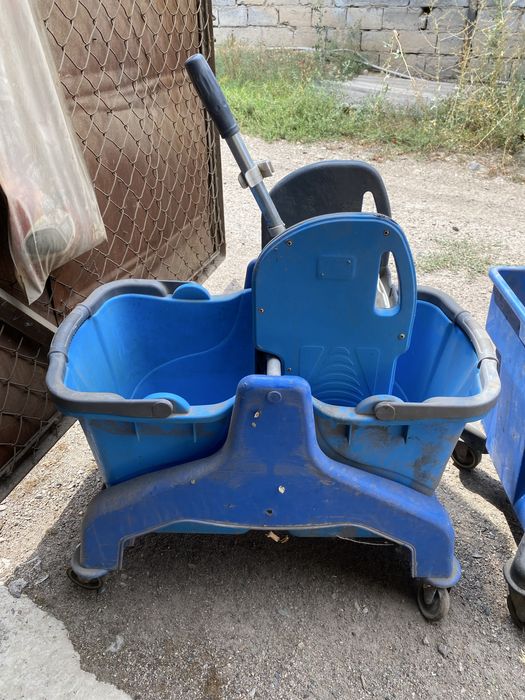 Тележки уборочные 2-х ведерные с отжимом, одноведерные,отжимы.