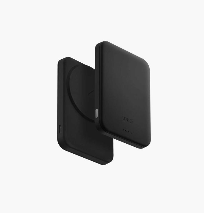Беспроводной PowerBank Uniq Lexa 5000 mAh - кожаный MagSafe