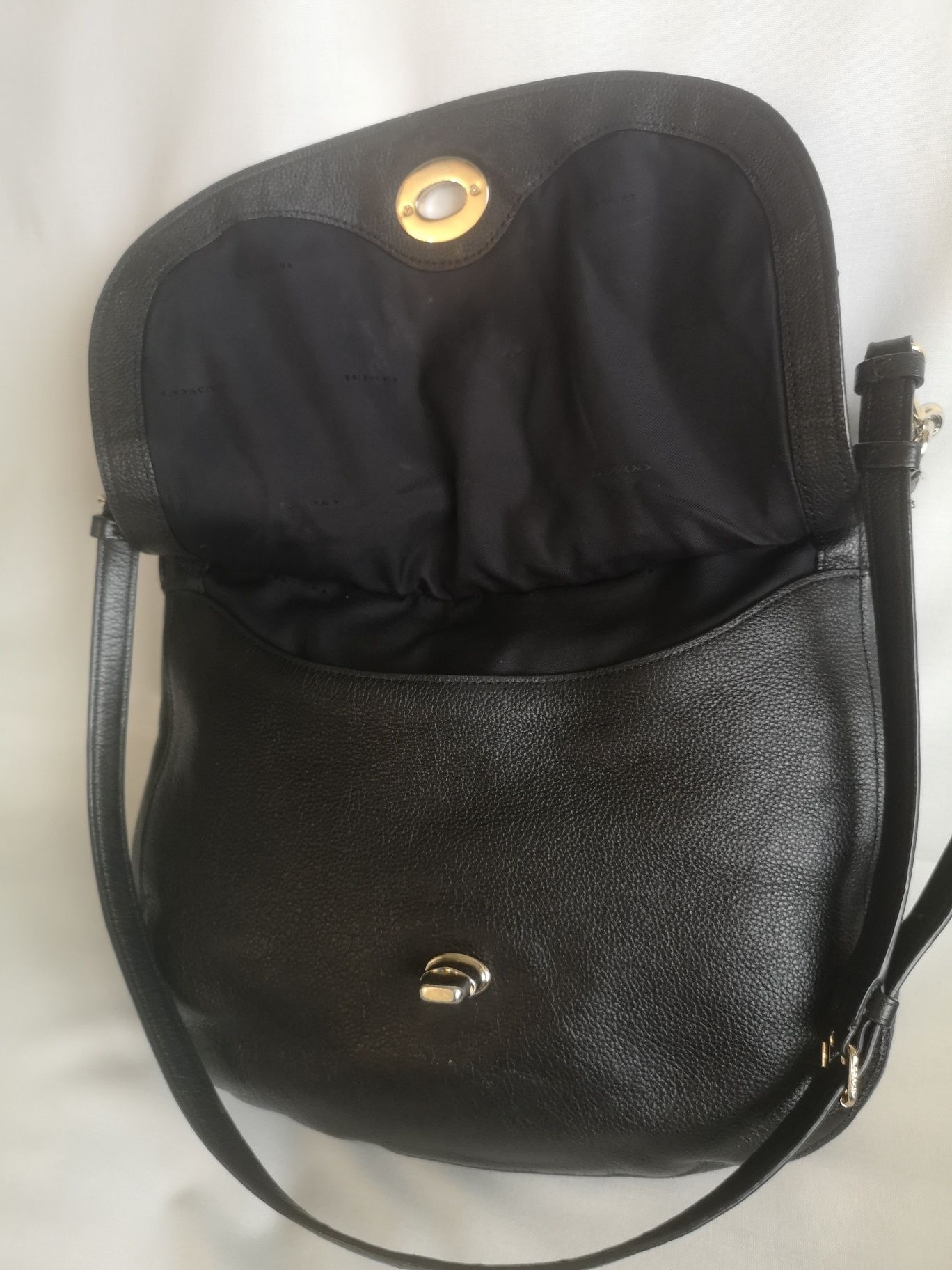 COACH, оригинална чанта естествена кожа