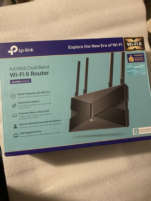 Wi-Fi  Ruter 6 TP Link Archer AX 1800