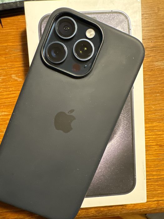 Husă IPhone 15 pro Max storm blue Apple MagSafe protectie originala