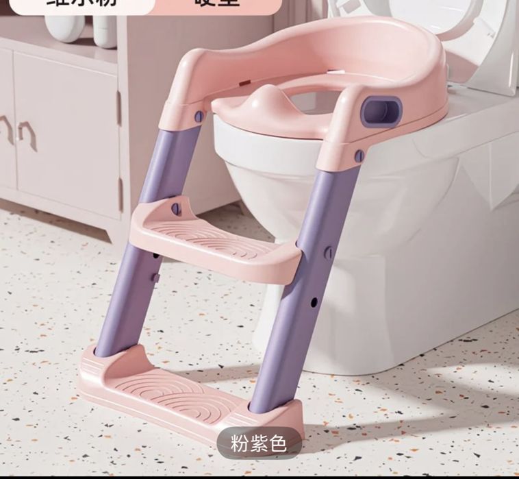 Детское сиденье на унитаз с лестницей