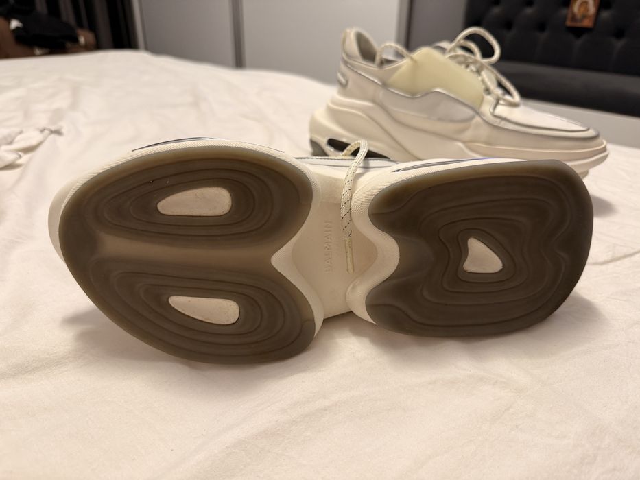 Adidasi B-bold sneakers in white balmain 43