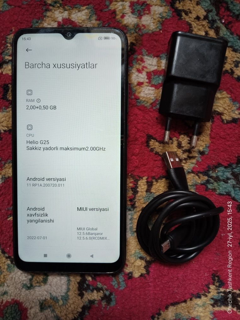 Redmi kafolati bilan
