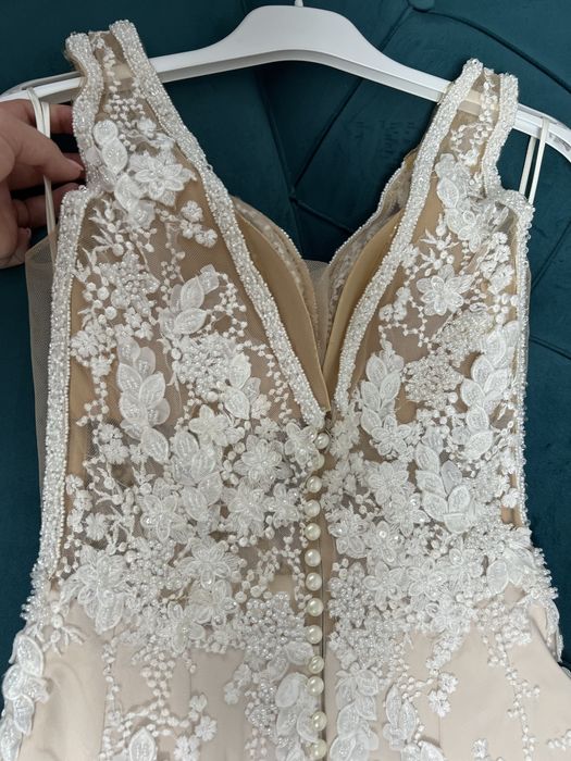 Rochie de mireasa tip sirena, marimea S