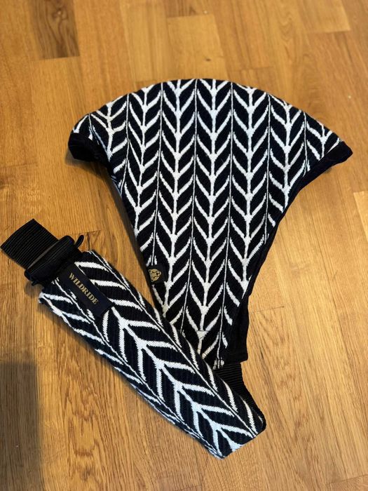 Marsupiu pentru toddler Wildride Black Zebra