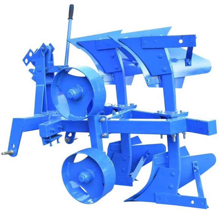 Plug agricol reversibil manual cu 2 trupite pentru arat utilaj nou