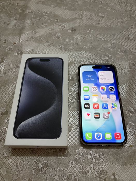 iPhone 15 Pro Max, Blue Titanium, 512 GB