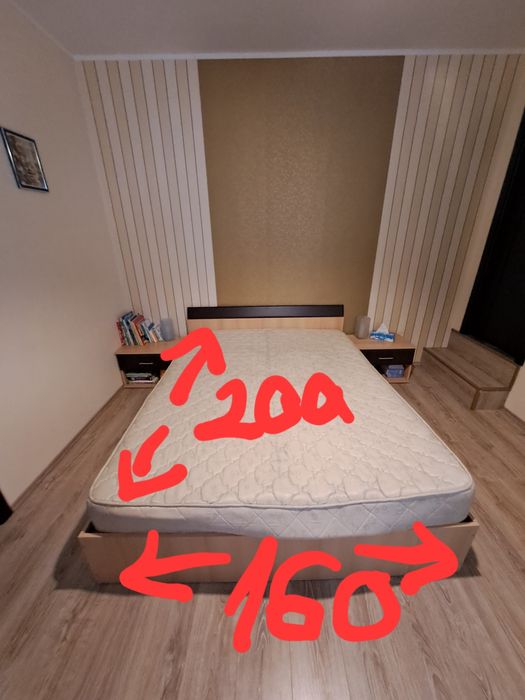 Set mobilă 5 piese cu saltea inclusă