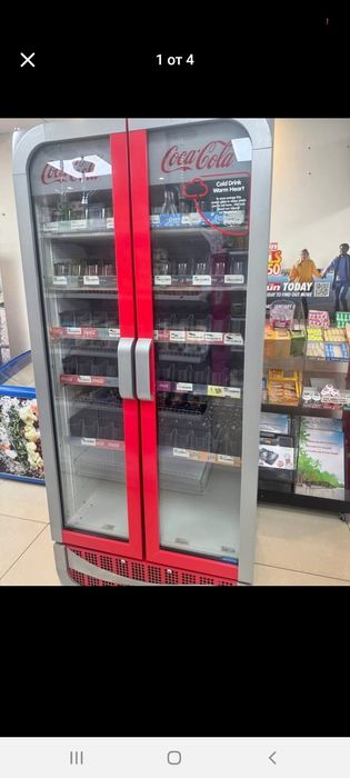 Двойна Хладилна ветрина 190х80х65