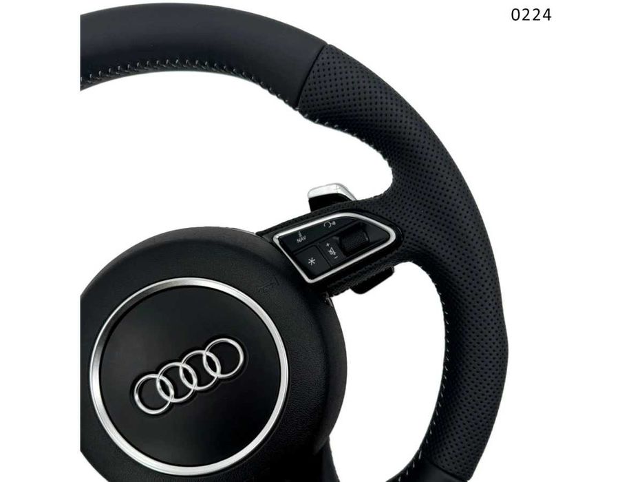 Volan sport tăiat AUDI A3 A4 A5 A6 A7 A8 Q3 Q5 Q7 2008 - 2017