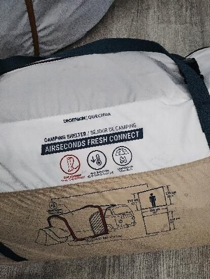 Adăpost living cu structură gonflabilă - produs resigilat Decathlon