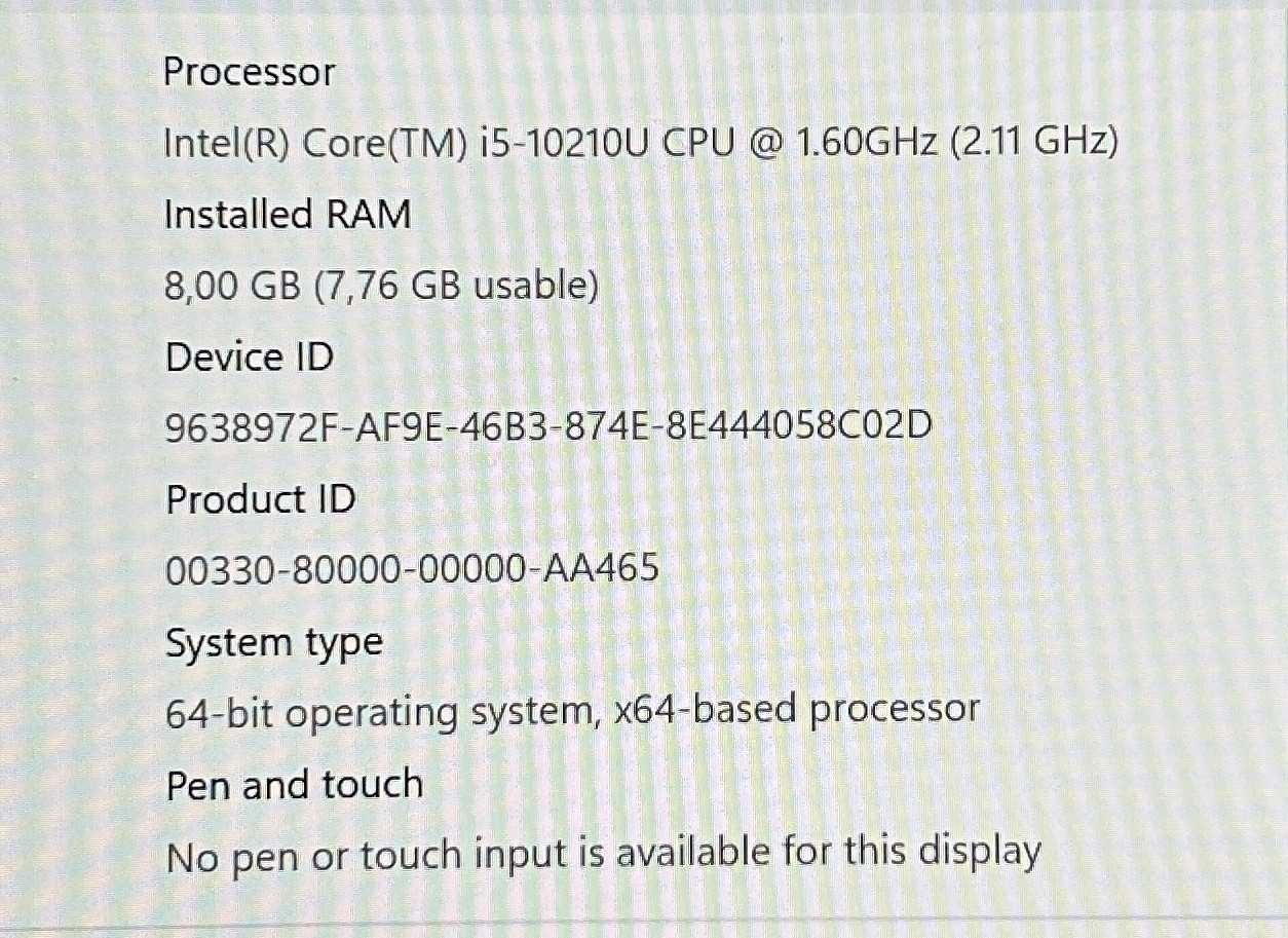 Lenovo ThinkPad T14 Gen1 i5-10210U, 8GB, 256 SSD Win 11 Pro + ПОДАРЪК