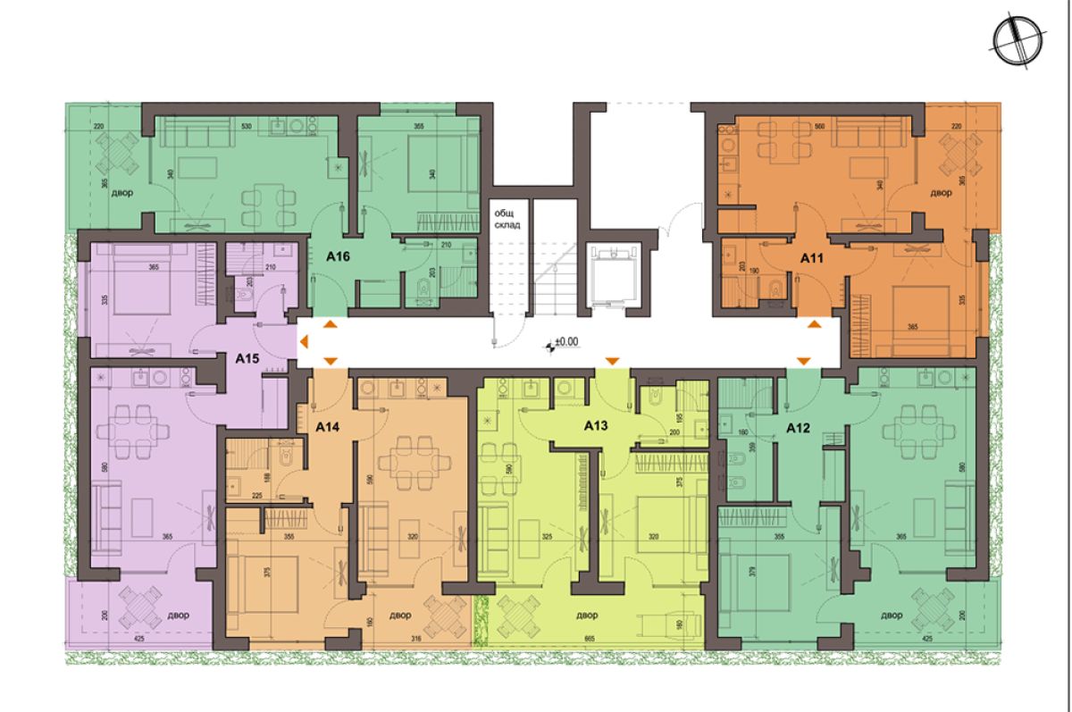 Продажба 2-стаен гр. Бургас - Сарафово 57.95m²  двор 9.26m²