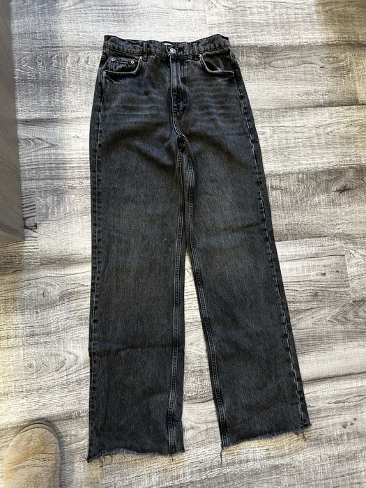 Лот дънки с широк крачол и риза