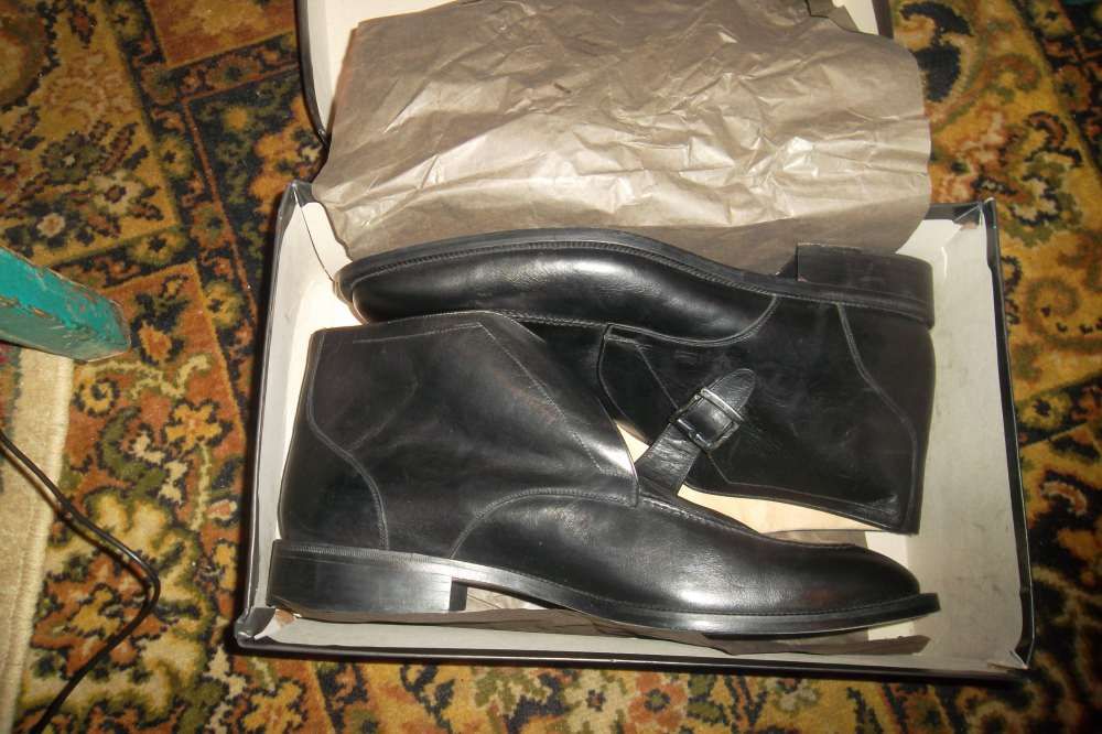 ghete piele,negre,Italia,office