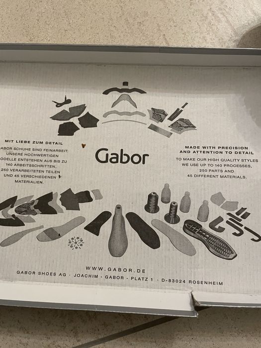 Sandale Gabor, piele, 37 ( 4 1/2), noi