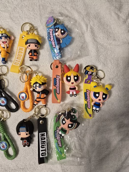 Breloc cu naruto si fetitele Powerpuff