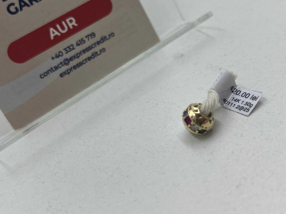 Charm Aur Galben 14K 1.50g (AG25 Belvedere B.40111.2) Garantie 2 ani!