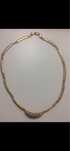 Vand colier model deosebit din aur 18k, 17,9 grame