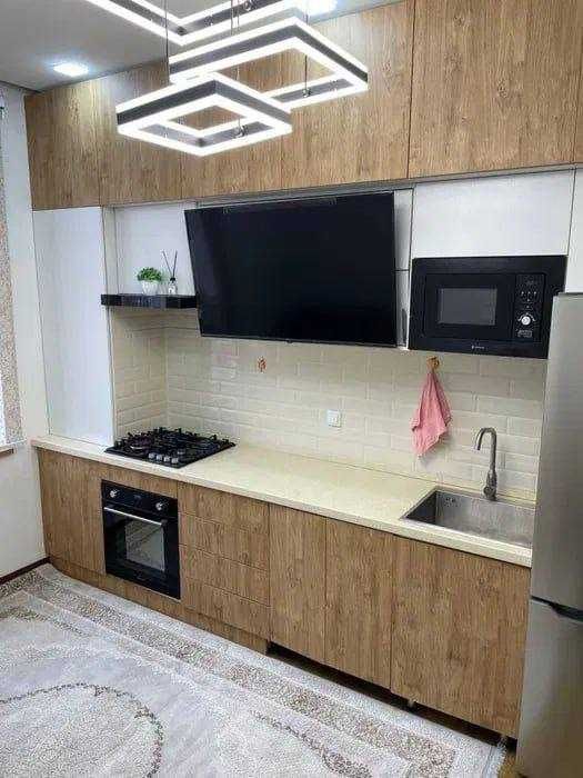 Паркентский Тапоич новостройка 2-уровня 2-комн 8-9/9 47 м² ремонт меб