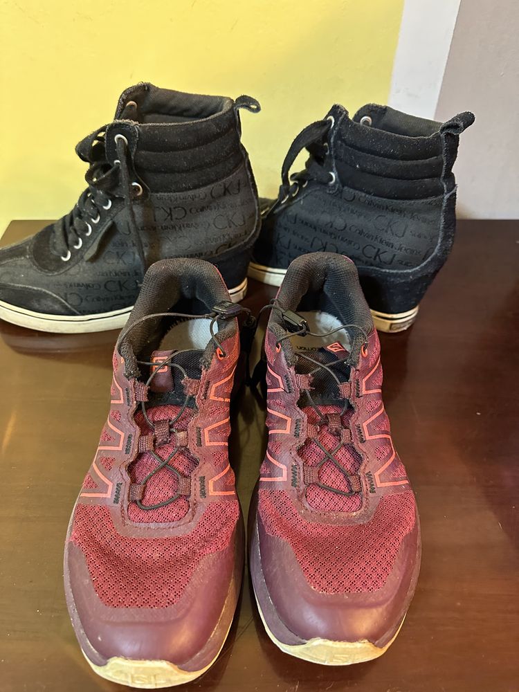 Маратонки Nike,Salomon и Calvin Klein