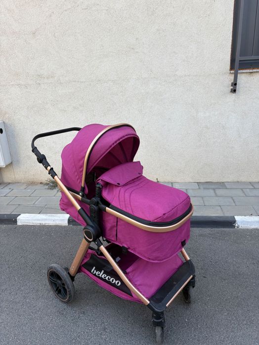 Carucior copii roz