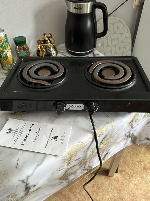 Двухконфорочная плита